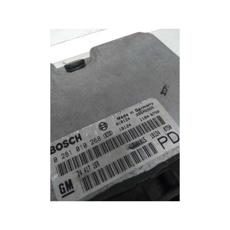 Recambio de centralita motor uce para opel zafira a 2.0 dti referencia OEM IAM 0281010268 24417169 PD