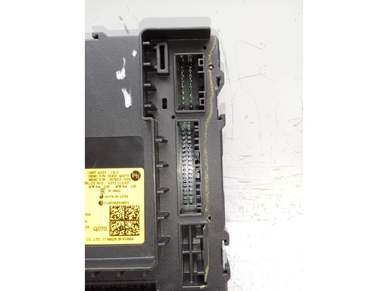 Recambio de modulo electronico para hyundai i20 iii (bc3, bi3) 1.0 t-gdi referencia OEM IAM 95400Q0070 3S7BD31000 2020