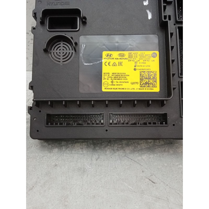 Recambio de modulo electronico para hyundai i20 iii (bc3, bi3) 1.0 t-gdi referencia OEM IAM 95400Q0070 3S7BD31000 2020