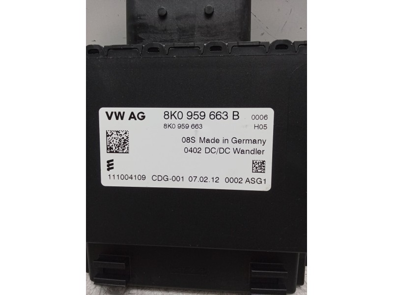 Recambio de modulo electronico para audi a4 ber. (b8) s line sportpaket / plus referencia OEM IAM 8K0959663B 8K0959663 111004109