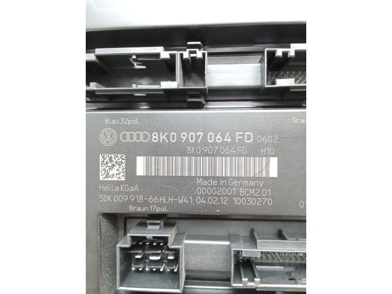 Recambio de modulo electronico para audi a4 ber. (b8) s line sportpaket / plus referencia OEM IAM 8K0907064FD 5DK00991866. 01692