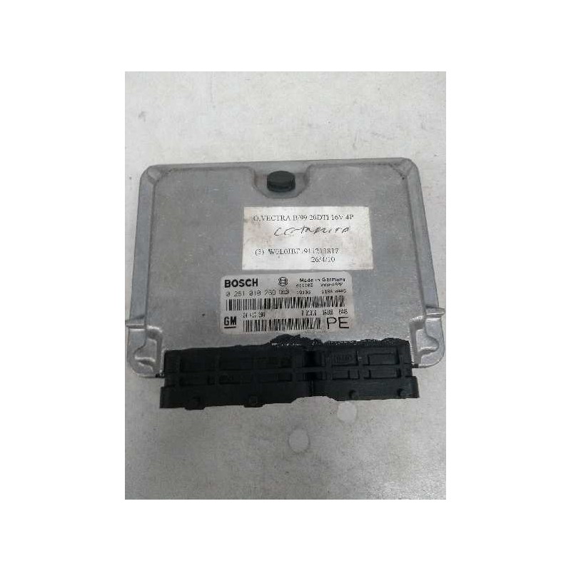 Recambio de centralita motor uce para opel vectra b berlina 2.0 dti referencia OEM IAM 0281010269 24417194 PE