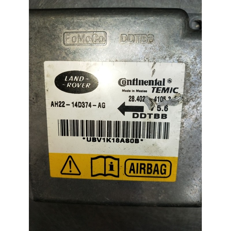 Recambio de kit airbag para land rover range rover sport v6 td s referencia OEM IAM AH2214D374AG  2002