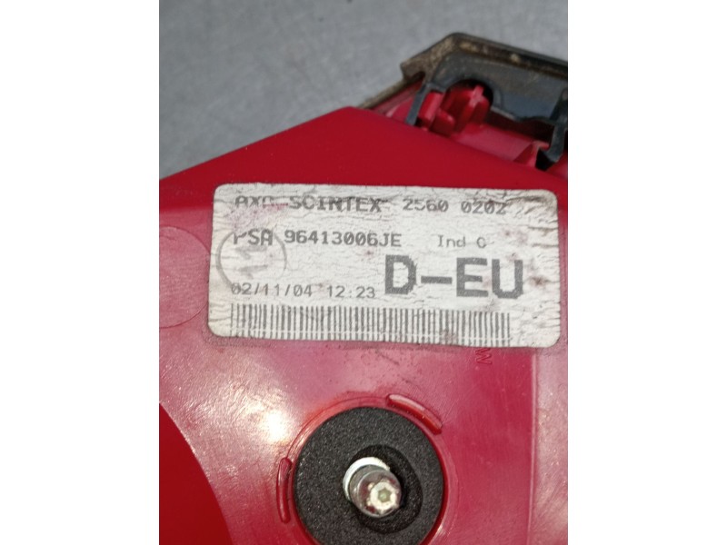 Recambio de piloto trasero derecho para peugeot 307 cc (3b) 1.6 16v referencia OEM IAM 96413006JE  2003
