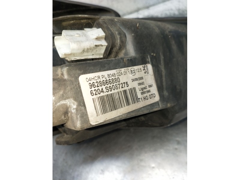 Recambio de faro izquierdo para peugeot 206 hatchback (2a/c) 1.4 hdi eco 70 referencia OEM IAM 9628666880 89001965 2003