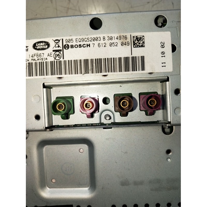 Recambio de pantalla multifuncion para land rover range rover sport v6 td s referencia OEM IAM 7612052049  2010