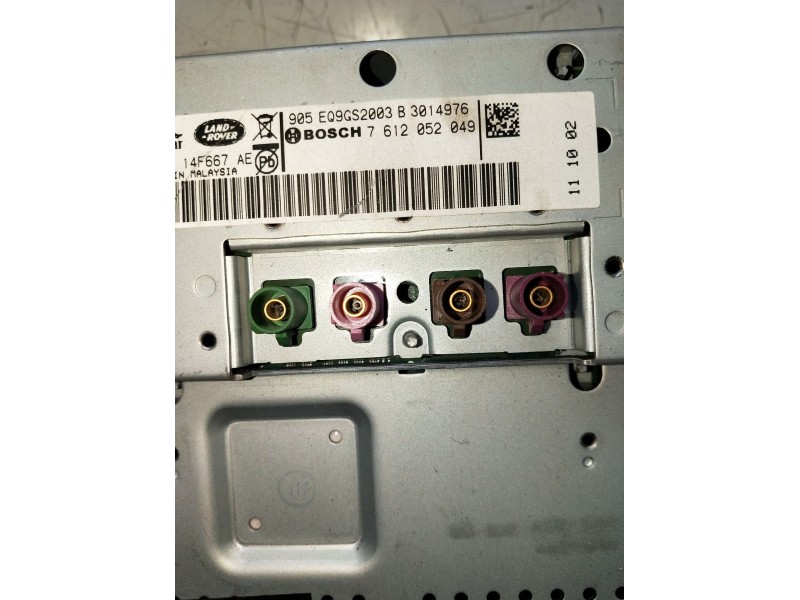 Recambio de pantalla multifuncion para land rover range rover sport v6 td s referencia OEM IAM 7612052049  2010