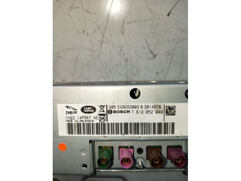 Recambio de pantalla multifuncion para land rover range rover sport v6 td s referencia OEM IAM 7612052049  2010