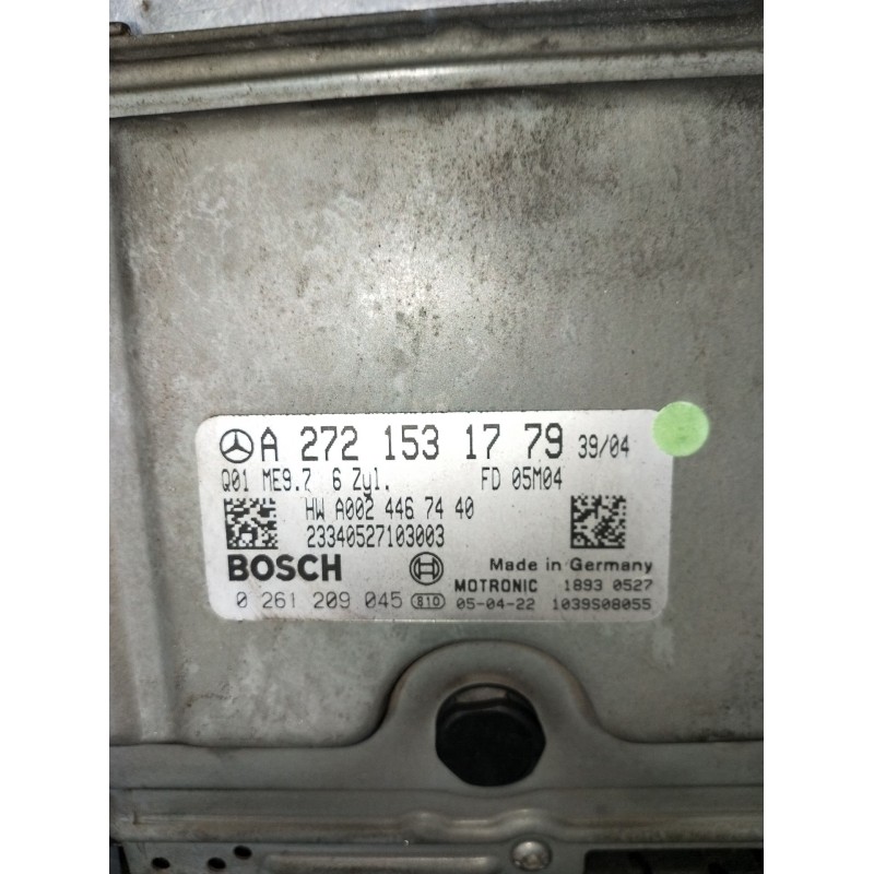 Recambio de centralita motor uce para mercedes-benz clase m (w164) ml 350 4-matic (164.186) referencia OEM IAM 0261209045 A27215