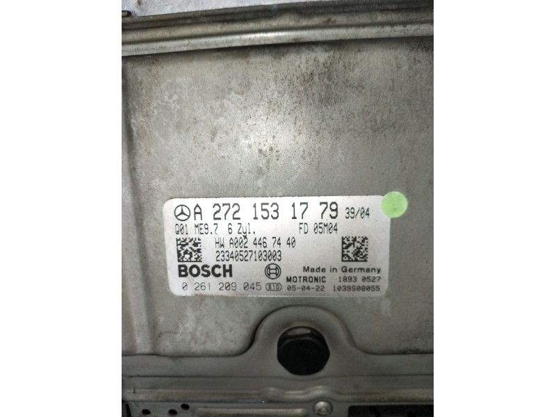 Recambio de centralita motor uce para mercedes-benz clase m (w164) ml 350 4-matic (164.186) referencia OEM IAM 0261209045 A27215