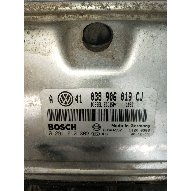 Recambio de centralita motor uce para volkswagen golf iv (1j1) 1.9 tdi referencia OEM IAM 0281010302 038906019CJ EDC15P 1998