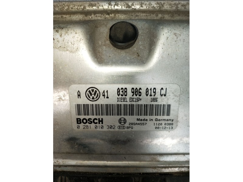 Recambio de centralita motor uce para volkswagen golf iv (1j1) 1.9 tdi referencia OEM IAM 0281010302 038906019CJ EDC15P 1998