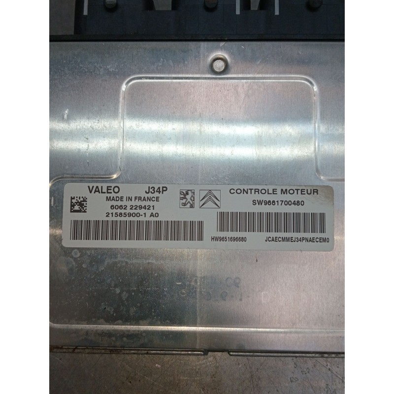 Recambio de centralita motor uce para citroën c3 i (fc_, fn_) 1.1 i referencia OEM IAM SW9661700480 215859001 6062229421 2006