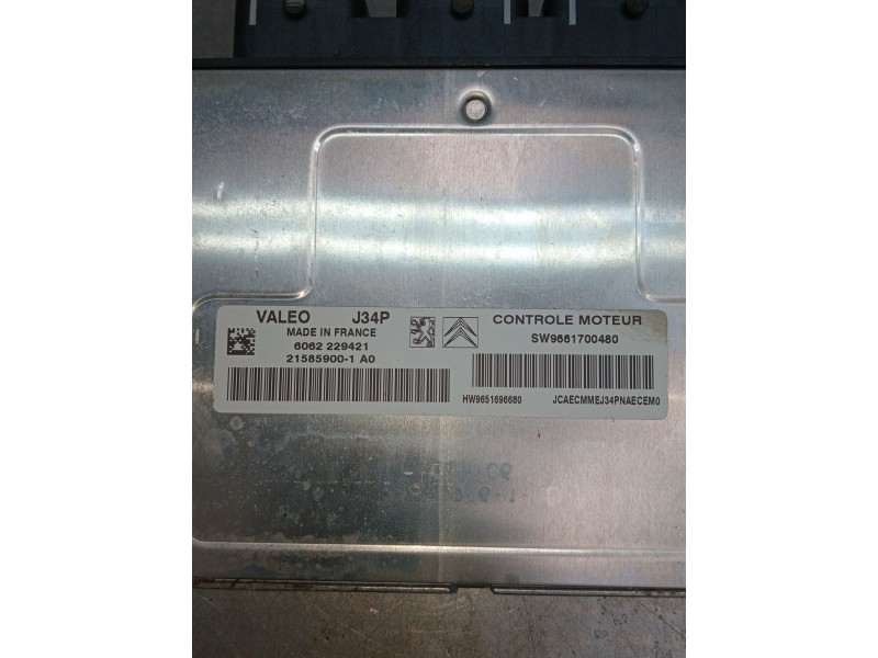 Recambio de centralita motor uce para citroën c3 i (fc_, fn_) 1.1 i referencia OEM IAM SW9661700480 215859001 6062229421 2006