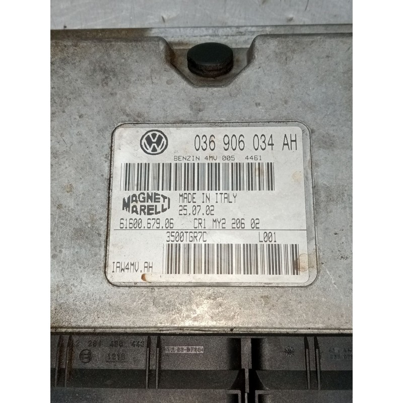 Recambio de centralita motor uce para seat ibiza iii (6l1) 1.4 16v referencia OEM IAM 036906034AH 6160067906 IAW4MVAH 2002