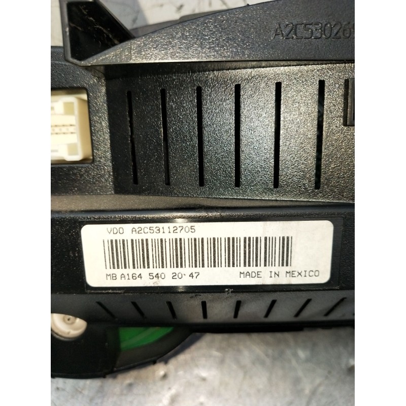 Recambio de cuadro instrumentos para mercedes-benz clase m (w164) ml 350 4-matic (164.186) referencia OEM IAM A2C53112705 A16454