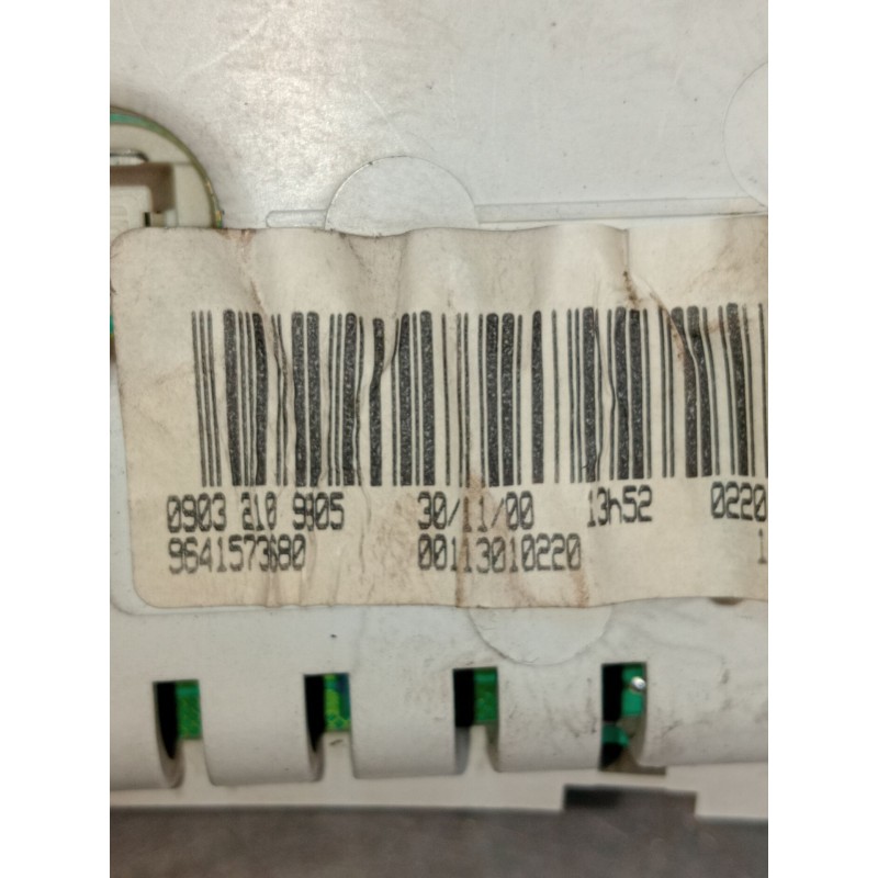 Recambio de cuadro instrumentos para peugeot 206 hatchback (2a/c) 1.9 d referencia OEM IAM   