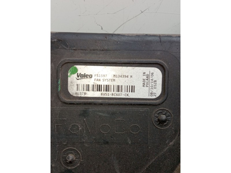 Recambio de electroventilador para ford fiesta vi (cb1, ccn) 1.5 tdci referencia OEM IAM 8V518C607CK M134394H FS1597 2012