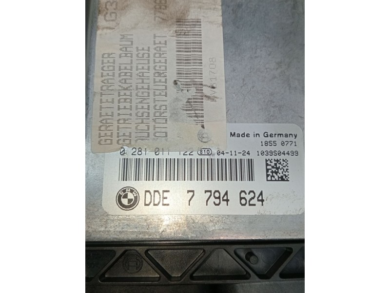 Recambio de centralita motor uce para bmw 3 (e46) 320 d referencia OEM IAM 0281011122 7794624 