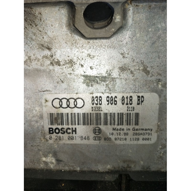 Recambio de centralita motor uce para audi a3 (8l1) 1.9 tdi referencia OEM IAM   