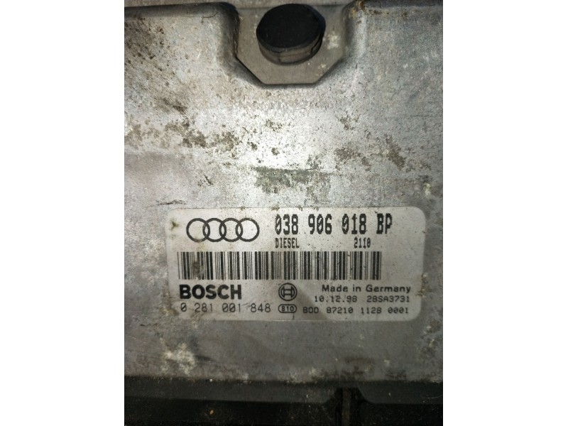 Recambio de centralita motor uce para audi a3 (8l1) 1.9 tdi referencia OEM IAM   