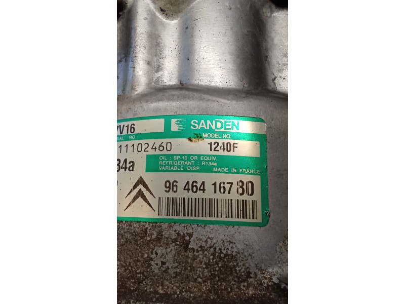 Recambio de compresor aire acondicionado para citroën xsara (n1) 2.0 hdi 90 referencia OEM IAM 9646416780 1240F 01