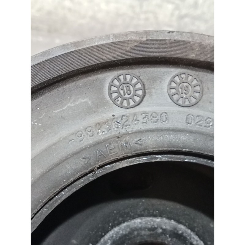 Recambio de polea cigueñal para citroën c3 aircross i (2r_, 2c_) 1.5 bluehdi 100 (2cyhyj) referencia OEM IAM 9821624380 18 