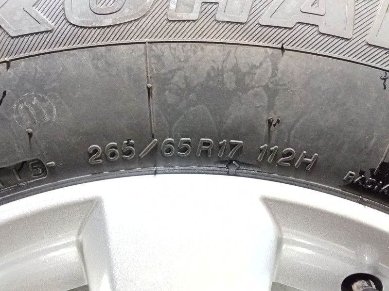Recambio de juego llantas para mitsubishi montero iv (v8_w, v9_w) 3.2 di-d 4wd (v98w, v88w) referencia OEM IAM 245/70 R17 265/65