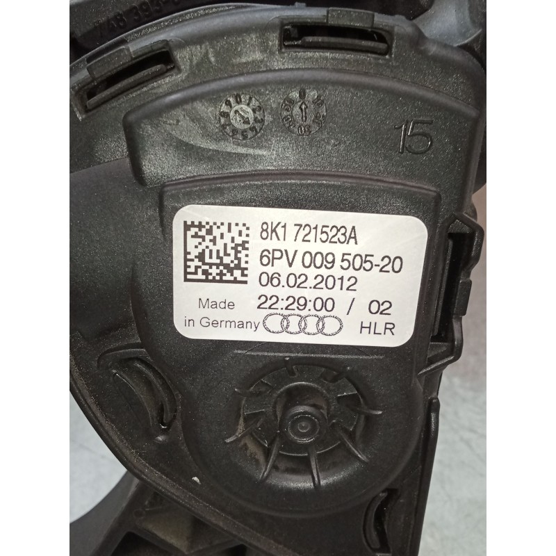 Recambio de potenciometro pedal para audi a4 ber. (b8) s line sportpaket / plus referencia OEM IAM 8K1721523A 6PV00950520 2011