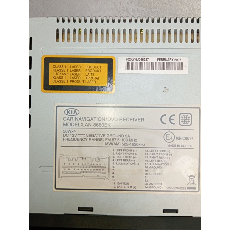 Recambio de sistema audio / radio cd para kia sorento i (jc) 2.5 crdi referencia OEM IAM 10R020797  2006