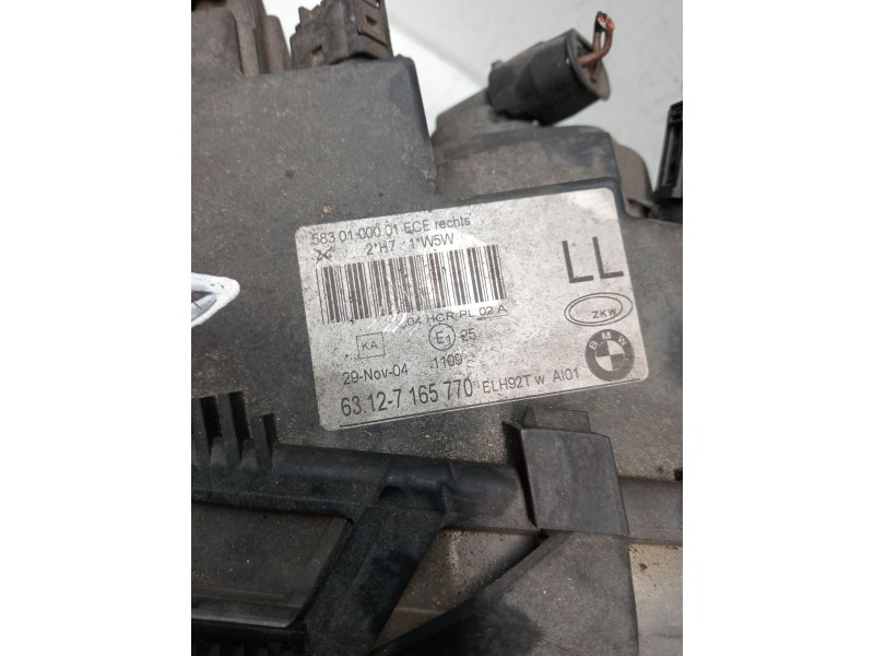Recambio de faro derecho para bmw 3 (e46) 320 d referencia OEM IAM 63127165770 5830100001 2001