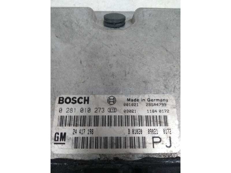 Recambio de centralita motor uce para opel omega b referencia OEM IAM 0281010273 24417198 PJ Recambio de centralita motor uce para opel omega b referencia OEM IAM 0281010273 24417198 PJ