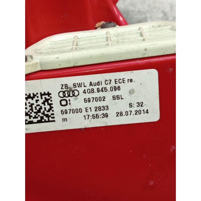 Recambio de piloto trasero derecho para audi a7 sportback (4ga, 4gf) 3.0 tdi quattro referencia OEM IAM   