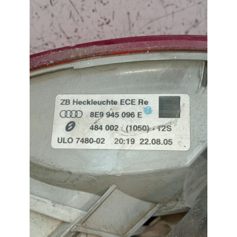 Recambio de piloto trasero derecho para audi a4 b7 avant (8ed) 2.0 tdi 16v referencia OEM IAM 8E9945096E 484002 2005