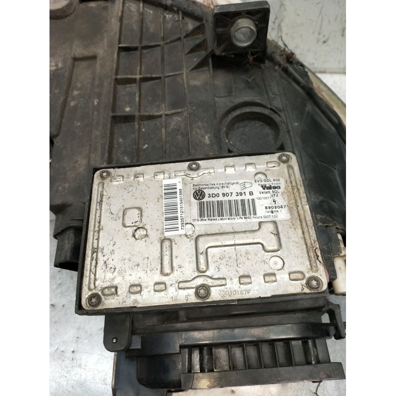 Recambio de faro izquierdo para volkswagen passat b6 (3c2) 2.0 tdi 16v referencia OEM IAM 89312650 3D0907391B XENON 2005