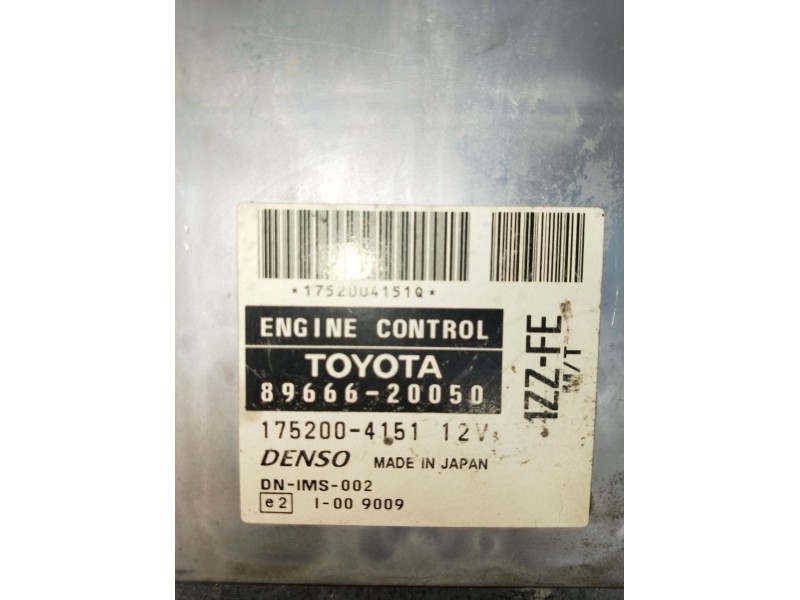 Recambio de centralita motor uce para toyota celica coupé (_t23_) 1.8 16v vt-i (zzt230_) referencia OEM IAM 8966620050 175200415