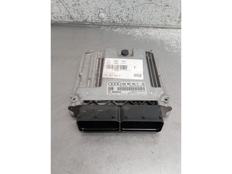 Recambio de centralita motor uce para audi a7 sportback (4ga, 4gf) 3.0 tdi quattro referencia OEM IAM 4G0907401F 0281017722 1039