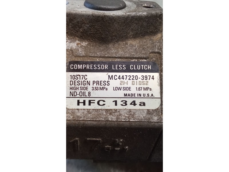 Recambio de compresor aire acondicionado para jeep cherokee (kj) 2.8 crd 4x4 referencia OEM IAM MC4472203974  01