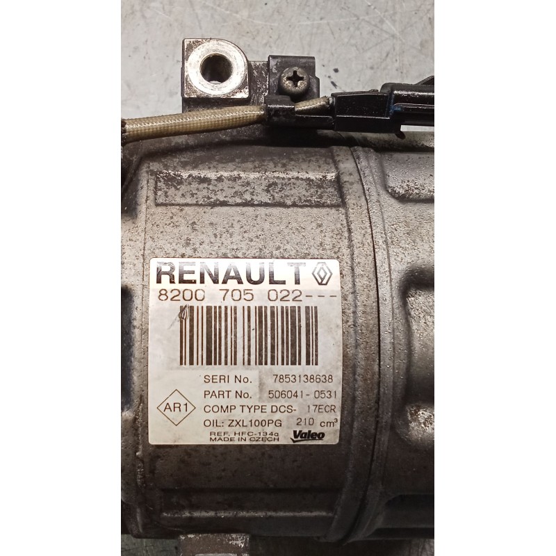 Recambio de compresor aire acondicionado para renault espace iv (jk0/1_) 2.0 dci (jk02, jk03) referencia OEM IAM 8200705022 5060
