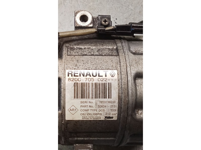 Recambio de compresor aire acondicionado para renault espace iv (jk0/1_) 2.0 dci (jk02, jk03) referencia OEM IAM 8200705022 5060