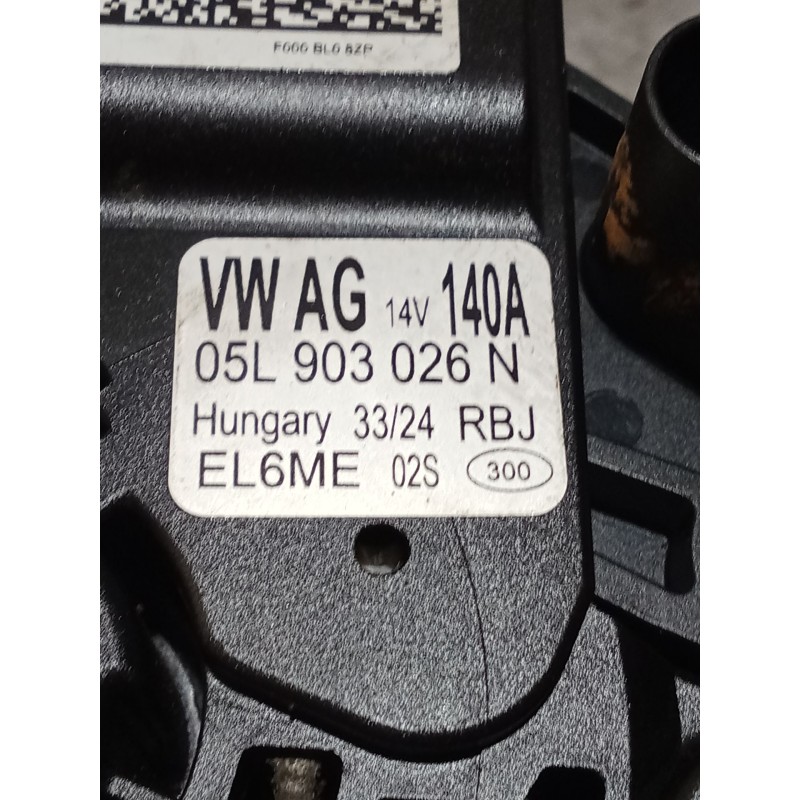 Recambio de alternador para volkswagen t-roc (a11, d11) 2.0 tdi scr referencia OEM IAM 05L903026N  