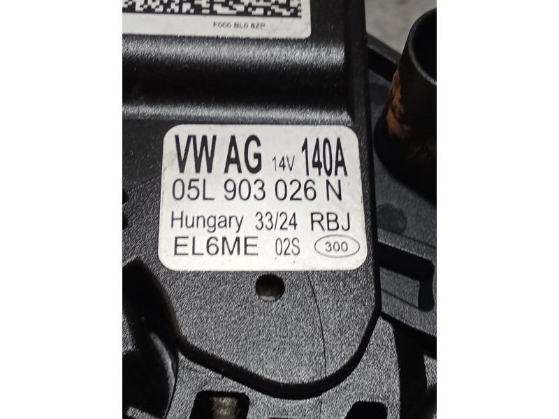 Recambio de alternador para volkswagen t-roc (a11, d11) 2.0 tdi scr referencia OEM IAM 05L903026N  