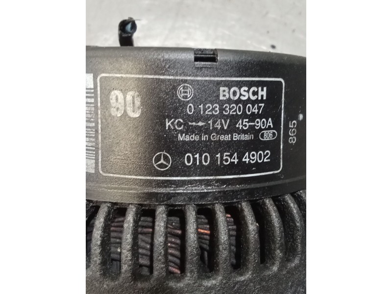 Recambio de alternador para mercedes-benz vito furgoneta (w638) 110 d 2.3 (638.074, 638.078) referencia OEM IAM 0123320047 01015