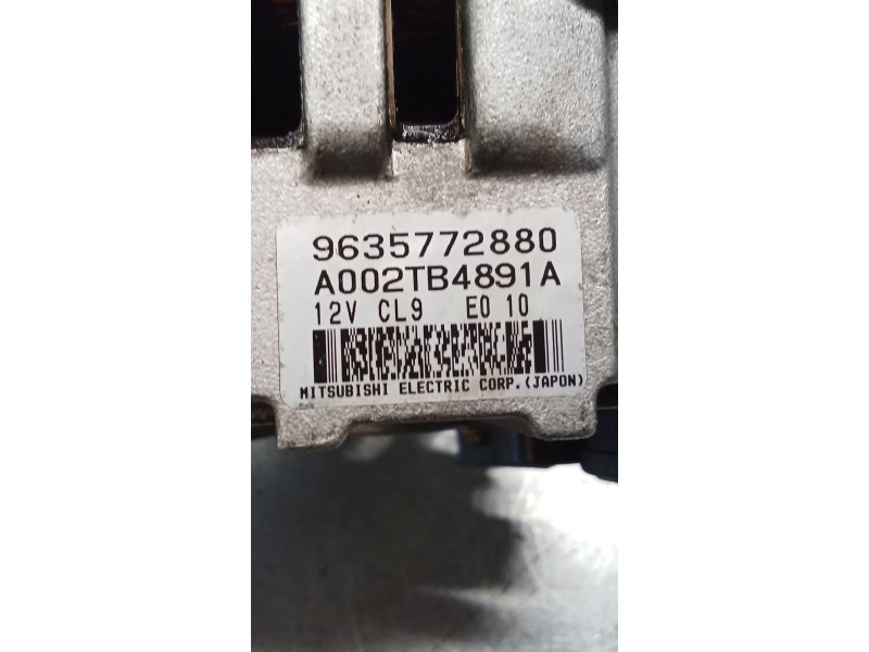 Recambio de alternador para peugeot 406 (8b) 1.8 16v referencia OEM IAM 9635772880 A002TB4891A 99