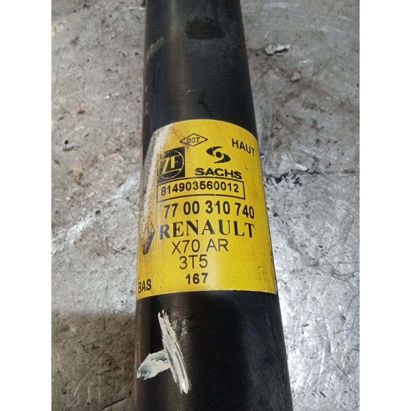 Recambio de amortiguador trasero izquierdo para renault master ii furgoneta (fd) 2.8 dti referencia OEM IAM 7700310740  98