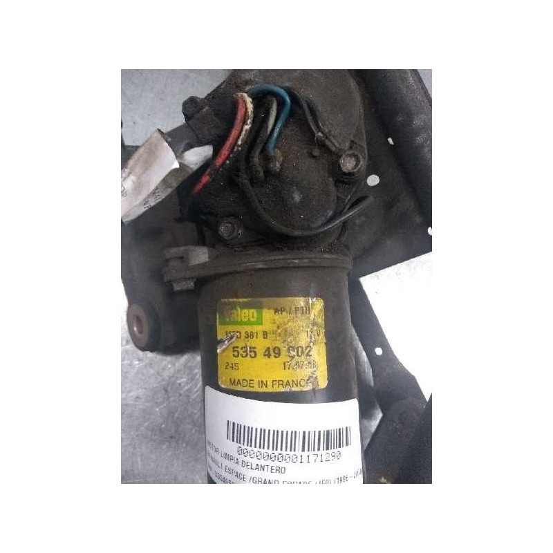 Recambio de motor limpia delantero para renault espace /grand espace (je0) 2.2 turbodiesel referencia OEM IAM 53549502  