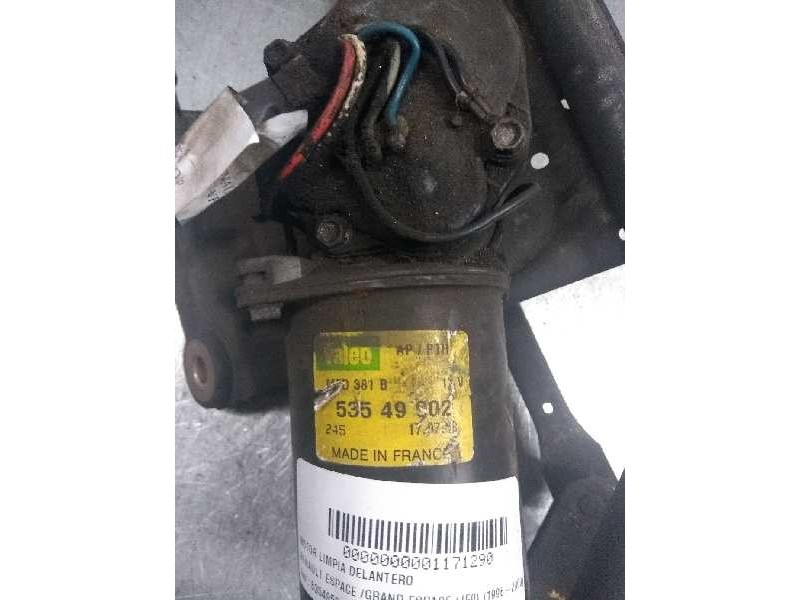 Recambio de motor limpia delantero para renault espace /grand espace (je0) 2.2 turbodiesel referencia OEM IAM 53549502  