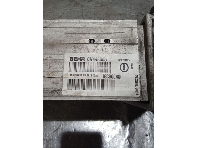 Recambio de intercooler para citroën c3 aircross i (2r_, 2c_) 1.5 bluehdi 100 (2cyhyj) referencia OEM IAM 9803900780 18 