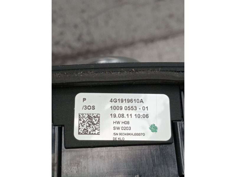 Recambio de mando multifuncion para audi a7 sportback (4ga, 4gf) 3.0 tdi quattro referencia OEM IAM 4G1919610A 1009055301 2010