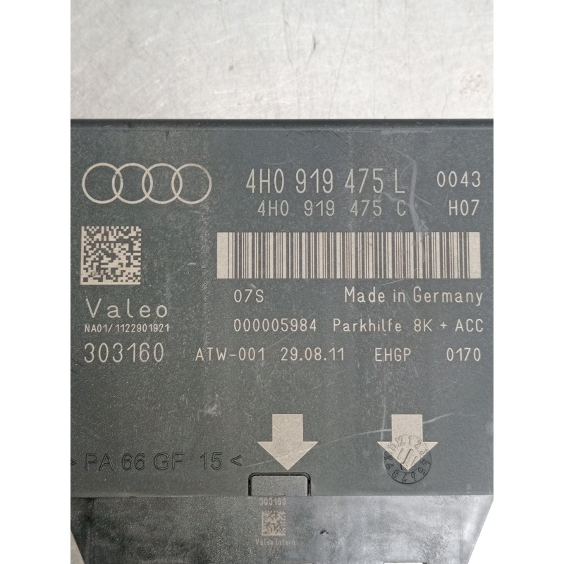 Recambio de modulo electronico para audi a7 sportback (4ga, 4gf) 3.0 tdi quattro referencia OEM IAM 4H0919475L  2010